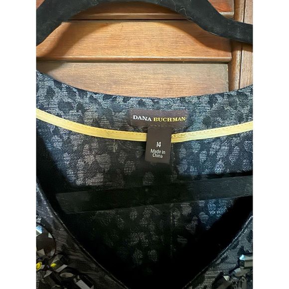 Black Leopard Dress - Picture 2 of 2